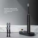 Two Pack Electric Toothbrush Rechargeable Toothbrushes for Adults and Teens with 8 Brush Heads