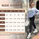 Thermal Thick Fleece Lined Leggings with Pockets -High Waisted Warm Winter Yoga Pants for Women Running Workout Leggings S