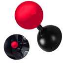 Car One-Touch Start Button with Push-to-Start Rocker Lever, Engine Start/Stop Joystick, Funny Car Ignition Button Cover Decorations Cool Car Accessories (Red)