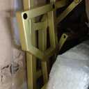 Square Gold Bar Carts with 3 Tier Storage Glass Shelves Holder Home Serving Bar Carts on Wheels for Kitchen, Bar, Dinning Room