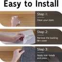 RIOLAND 9" x 36" Carpet Stair Treads for Wooden Steps Indoor 15 Pack, Gray