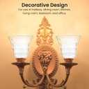 Ceiling Fan Light Covers, Ceiling Fan Globes Replacement Glass, Light Fixture Replacement Glass, Dysmio Lighting Replacement Shade Height: 4.75", Depth: 4.75", Width: 4.9" Fitter Size 2.25"