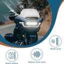 11.5" Motorcycle Windshield for Harley CVO Road Glide Transparent