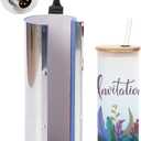 PYD Life 5 Pin Connector Glass Tumbler Heat Press Attachment 17 OZ 20 OZ Sublimation Glass Tumbler 13 OZ Glass Can 12 OZ Replacement Tumbler Heat Element,for V3.0 Tumbler Heat Press Machine