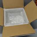 4PCS Buffet Risers Display Stands with 4PCS Mini Signs,Acrylic Cube Display Risers with Hollow Bottom, 1 Set (6, 6.5, 7, 8)" (Transparent, 1 Set ( 6'',6.5'',7'',8'' ))