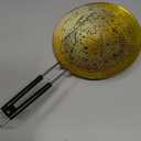 Brass Roti Tawa 10" Tawa for Roti with Handles Teflon Free Handcrafted Tava Roti Brass Cookware Ptal Brass Utensils for Your Kitchen
