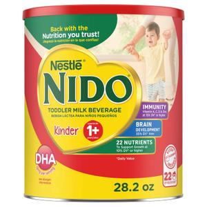 Nido NESTLE Kinder 1+ Powdered Milk Beverage 1.76 lb. Canister (EXP 09/30/26)