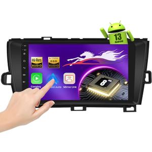 Wireless Carplay Car Stereo for Toyota Prius 2010-2015 with JBL with 9-Inch Touchscreen, [Qualcomm 8-core 4+64GB] Upriding Android 13 Car Radio Android Auto BT5.1/DSP/Hi-Res Audio/WiFi/SWC/GPS/OTA