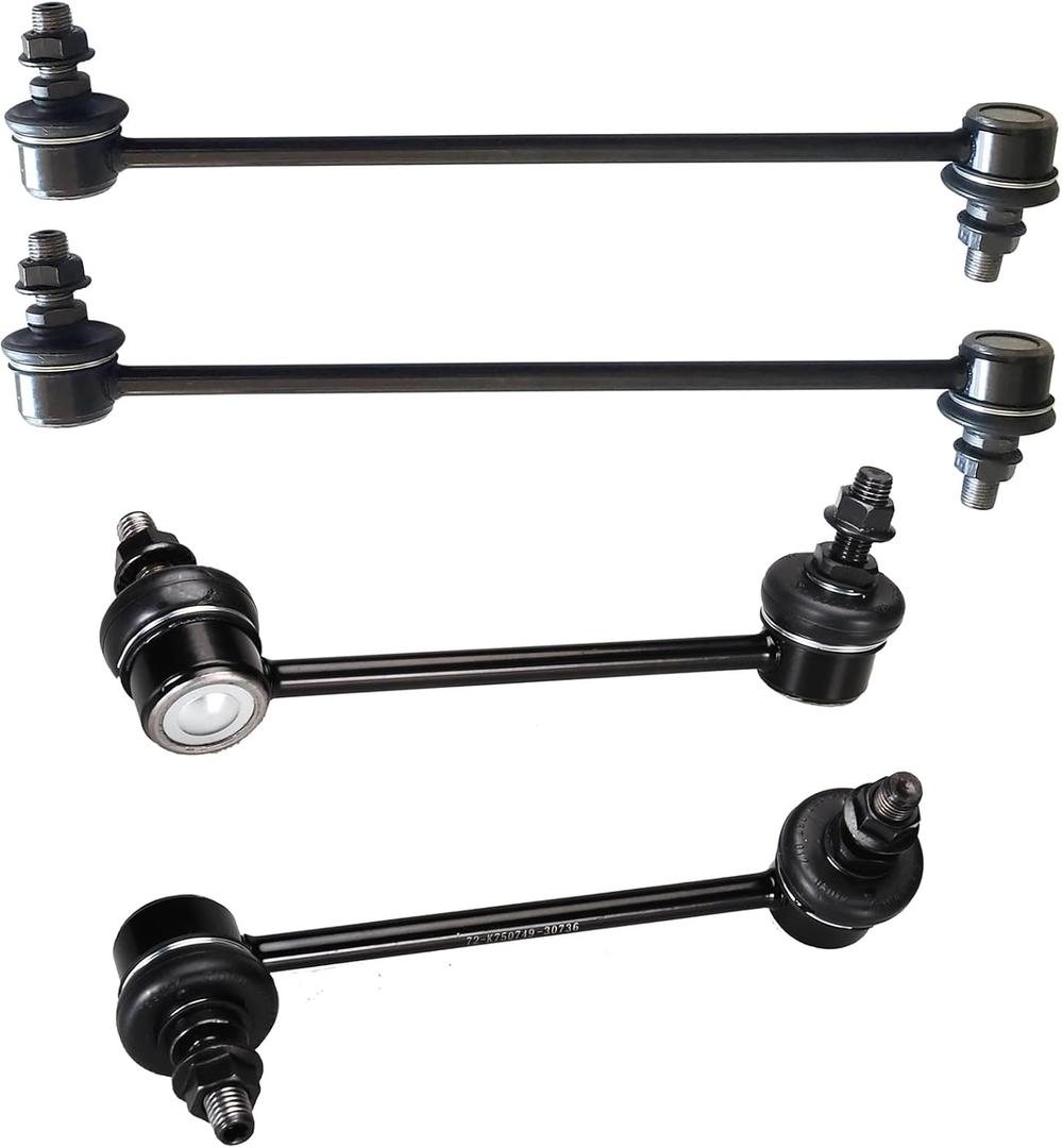4pc Front Rear Sway Bar Link Kit K750124 K750749 K750750 for Honda Pilot 2009-2015, Suspension Front Stabilizer Bar End Links and Rear Sway Bar End Links for Acura MDX 2007-2013, ZDX 2010-2013