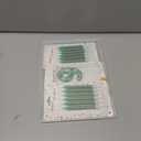 Zlongron 13 Pieces Birthday Cake Candles, Green Pixel Theme Birthday Candles, Suitable for Boys and Girls Birthdays, Gatherings, Parties, Celebrations Good Decoration Supplies (Number 9)