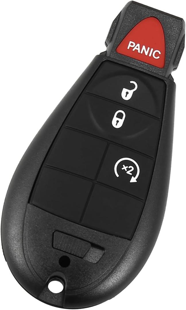 Motoforti Replacement Keyless Entry Remote Car Key Fob GQ4-53T 433Mhz for Jeep Cherokee 2014-2023 4 Buttons with Door Key NO.68105083AG/68508732AA Long-lasting