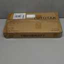 TUTOTAK Small Side Table, Narrow End Table, Skinny Sofa Table, Slim Nightstand, Couch Table, Living Room, Bed Room, Black TB01BK077 (3-Tier7.9"D x 15.8"W x 26"H)