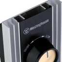 Westinghouse 7788600 Variable Speed Rotary Wall Control, Compatible with Jax Industrial-Style Ceiling Fans, Black and Nickel