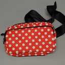 Polka Dot Red Fanny Packs for Women Men Belt Bag with Adjustable Strap Fashion Waist Packs Crossbody Bag Waist Pouch for Travel Workout Outdoor Cycling Hiking