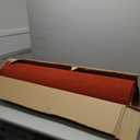 Batting Mat Baseball Hitting Mat Baseball Batting Cage Mat 12' x 6' Regulation Size Turf Batters Box Mat with Home Plate and Anti Fade Turf for Baseball Softball Training Indoor and Outdoor (Clay)