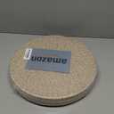 Round Placemats Set of 6, Cotton Rope Woven Table Mats, Hot Pads for Kitchen, Non Slip Heat Resistant Place Mats, 13 Inches Braided Placemat for Farmhouse Decor and Kitchen Table Decor (Brown)