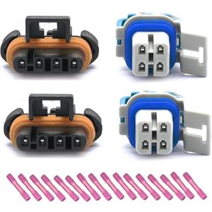4 Pcs 234-4012 234-4018 Oxygen Sensor O2 02 Sensor Connector Fit for Chevy Astro Beretta Blazer C1500 C2500 Suburban Express Silverado 1500 2500 3500 1993-2003 Replace# 2344012 SU187