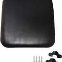HMZ Rollator seat Cushion,Replacement seat for rollator Walker 12"x12",Rolling Walkers Replacement Parts.(1Ea Black)