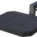 Hitch Step for Dog with 2 Inch Hitch Receiver,Universal Towing Dog Step with Nonslip Surface,Rotatable&Foldable,Convenient for Getting on and Off The Vehicle.