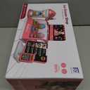 Ice Cream Toys Set, Pretend Play Shop Store, Ice Cream Counter with Light, Ice Cream Maker Playset, Cashier Toy with Sound, Kitchen Accessories Fake Food&Card, Gift for Toddlers Girls Boys 3+