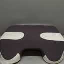 SAHEYER Side Sleeper Pillow with Arm Holes, 2 in 1 Shoulder Relief System for Rotator Cuff Pain, Memory Foam Pillow for Adults with 3 Arm Place Hole, Grey