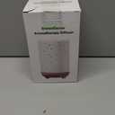 InnoGear Essential Oil Diffuser, 150ml Ceramic Ultrasonic Air Humidifier Cool Mist Aromatherapy Diffuser with 2 Mist Modes, Waterless Auto Off for Home Office, White (Medium)