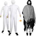 Liliful 6 ft Tall Posable Christmas Decor Soft Stuffed Bendable Mannequin with Hands Posable Dummy Yard Decorations for DIY Halloween House Prop Murder Display Mystery Scene