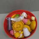 80 Pcs Pretend Play Food Toy for Kids Kitchen Aged 3 4 5, Fast Food Set with Storage Bucket, Pizza, Burger, Ice Cream, Hot Dog, Educational Birthday Toy Gift for Boys Girls