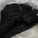 Smiry Bathroom Rugs Mat 71x47, Extra Soft Absorbent Chenille Bath Rugs, Non Slip Rubber Backing Machine Washable Quick Dry Bath Mats for Bathroom Floor, Tub, Shower, Home Decor Accessories, Black