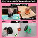 Car Dent Puller, 8 Packs Dent Remover Tool for Car Dent Repair, Versatile Suction Cups Puller with Strong Suction & Effortless Handle for Auto Body, Glass, Fridge, Tile Lifting & Objects Moving