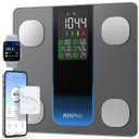RENPHO Smart Scale for Body Weight, Weight Scale with 7-in-1 Large Display for BMI, Body Fat, Muscle Mass, 13 Body Composition, High Accurate Bluetooth Scale, 500lbs, 11.8", Elis 2XL