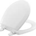 BEMIS TC50TTA MARINE Toilet Seat, Small Toilet Seat Made for Boats and RVs, Durable Wood, White (14.88"L x 13"W, White, 1 Pack)