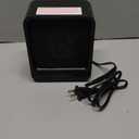 Lerat Space Heater, Portable Mini Heater for Indoor Use, 500W Fast Heating Small Desk Heater with Overheating & Tip-Over Protection, Lightweight Electric Heaters for Office, Home, Camping (Black)