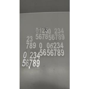 Number Stickers, 2" Waterproof Mailbox Number Label, Consecutive Numbers 0-9, Self-Adhesive and Residue-Free, Ideal for Mailboxes, Storage Boxes, Organizers
