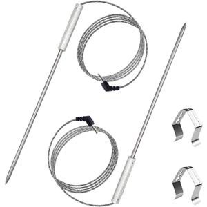 Upgraded Meat Probe Replacement for Thermopro Thermometers TP04, TP06, TP06S, TP07, TP-07S, TP08, TP-08S, TP09, TP09B, TP-10, TP16, TP17, TP20, TP20S, TP25, TP27, TP28, TP829, TP930, 2.5mm