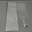 iClever Foldable Keyboard with Touchpad, BK08 Portable Tri-Folding Bluetooth Keyboard for iPad, iPhone, Windows, Mac & Android Connect Up to 3 Devices (Silver White)