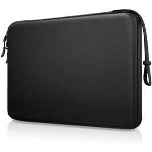 FINPAC Hard Laptop Sleeve Case for 13 inch MacBook Air M4 2025 A3240 M3 2024 A3113, 14 inch MacBook Pro M5/M4/M3/M2 A3434 A3401, 13" Air/Pro, Waterproof Case for Dell, Surface Laptop, HP, Acer, Black | Hard, M3 2024, A2918, A2992, A2779, A2442, Black