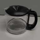 10-Cup Glass Coffee Carafe Compatible with De'Longhi 3066 3067 3093 3094 3111 3112 Kf140 Kf863, Coffee Pot Compatible with 7313283649, Espresso Carafe Machine Parts