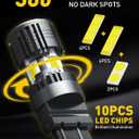 AUXITO CANBUS 3156 3157 LED Bulbs White 4000LM Super Bright 3056 3457 4057 4157 with Built-in Resistor for Reverse Backup Parking Daytime Running Turn Signal Lights, Pack of 2