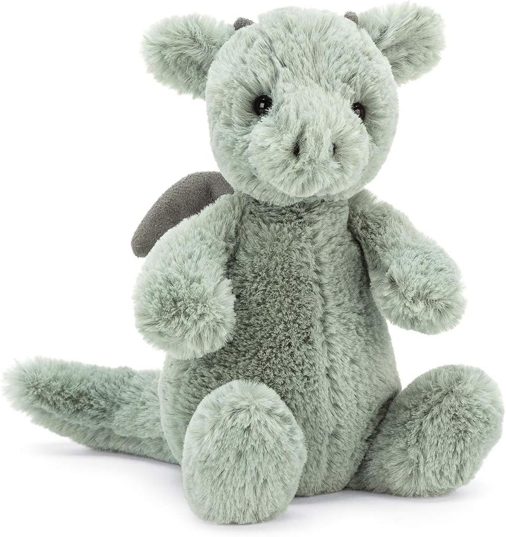 Jellycat Bashful Dragon Stuffed Animal, Small, 7 inches