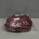 cyeollo Warm Dog Coat Fleece Sherpa Winter Sweater Coats, Turtleneck Dog Jacket Vest for Large Dogs with Leash Hole, Soft Reversible Pet Coats for Cold Weather, Burgundy, XXXL