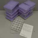 Freezer Containers for Food Storage 24pcs - Soup with Lids Safe - Twist Release - Flexible Frozen Design - BPA Free, Set Of 12