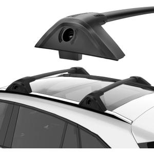 Lockable Roof Rack Cross Bars Compatible with Toyota Rav4 Accessories 2025 2024-2019, Aluminum Heavy Duty Crossbars, Not Fit for 2024 LE/Adventure/TRD Off-Road/Hybrid Woodland Edition