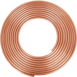 ELECTRAPICK Copper Tubing 3/8" OD x 21/64" ID x 25 Ft, T2 Pure Copper Tubes Soft Coil, Metal Round Seamless Pipe Tubing for Air Conditioning Refrigerator, Industry,DIY