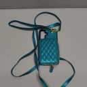 Samsung s24 fe phone case with card holder and zipper pocket turquoise
For sale
