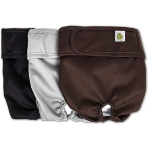 Pet Magasin Super Absorbent Reusable Dog Diapers for Females (3-Pack) - Ideal Heat Solution, Washable Doggie Diapers for Female Dog - Perfect Doggie in Heat & Period (Original, XS (10-12 Waist))