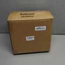 Dinner Plates Set of 4: Ceramic 10.7 Inch Handmade Reactive Glaze Stoneware Plates for kitchen, Modern Dinnerware Plates, Microwave & Dishwasher Safe, Scratch Resistant (Beige)