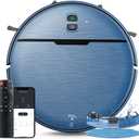 Robot Vacuum and Mop Combo, 2 in 1 Robot Vacuum Cleaner with WiFi/App, Smart Robotic Vacuums with Strong Suction, Schedule, Self-Charging, Slim, Quiet, Ideal for Hard Floor, Pet Hair, Low Pile Carpet (Blue)