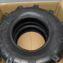 RONPOW 4.80/4.00-8 Rear Tine Tiller Tires, Tube Type Pneumatic Outer Tires (Inner Tube Required, Not Included), 16 Inch Replacement Tire, 400 Lbs Load, Fits Garden Tiller & Farm Equipment, 2 Pack