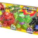 Heroes of Goo Jit Zu Special Edition All Stars 4 Pack - Tyro, Blazagon, Shredz, Ultra Rare Corruptagon, Yellow